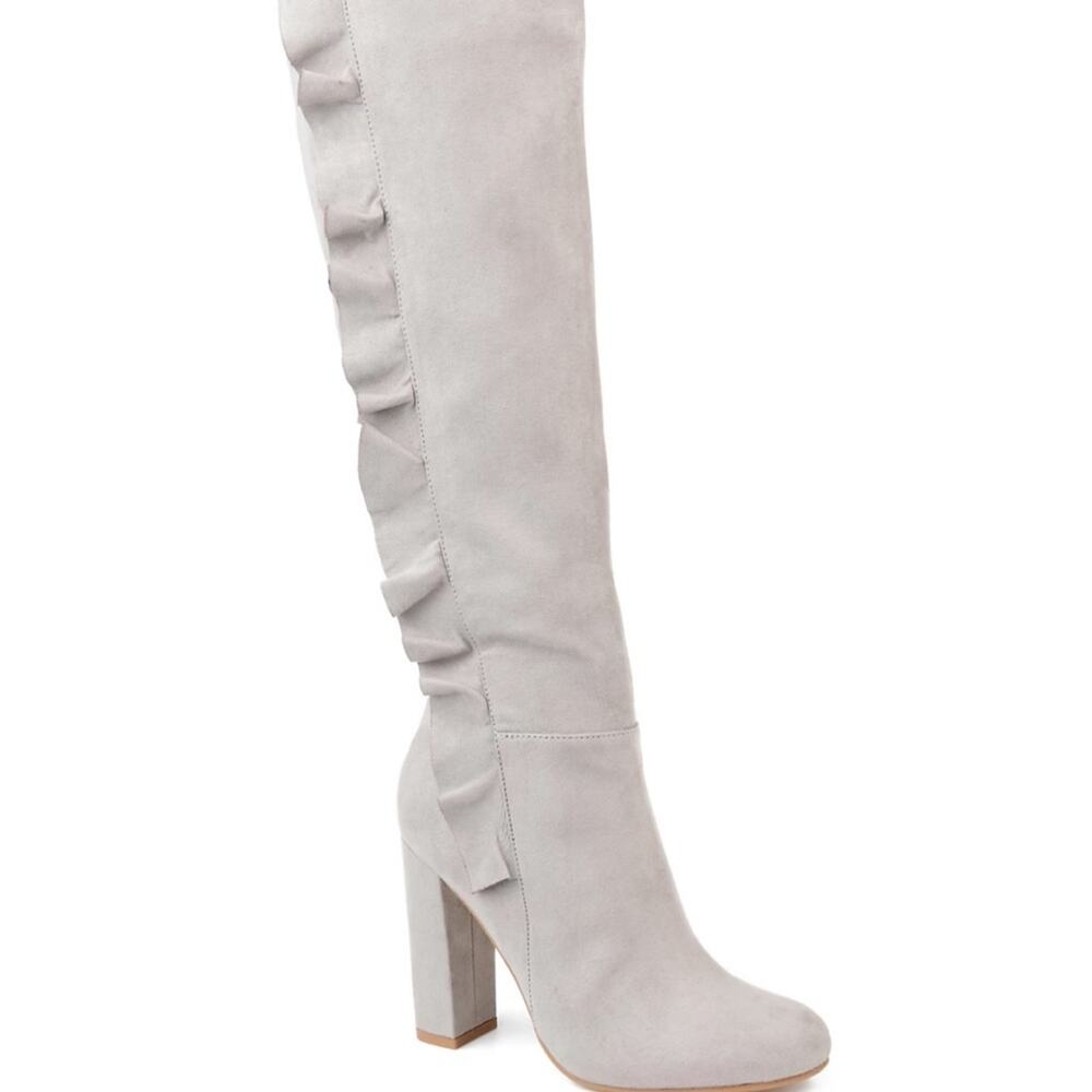 Knee High boots Journee Collection Womens Wid Grey 10wc